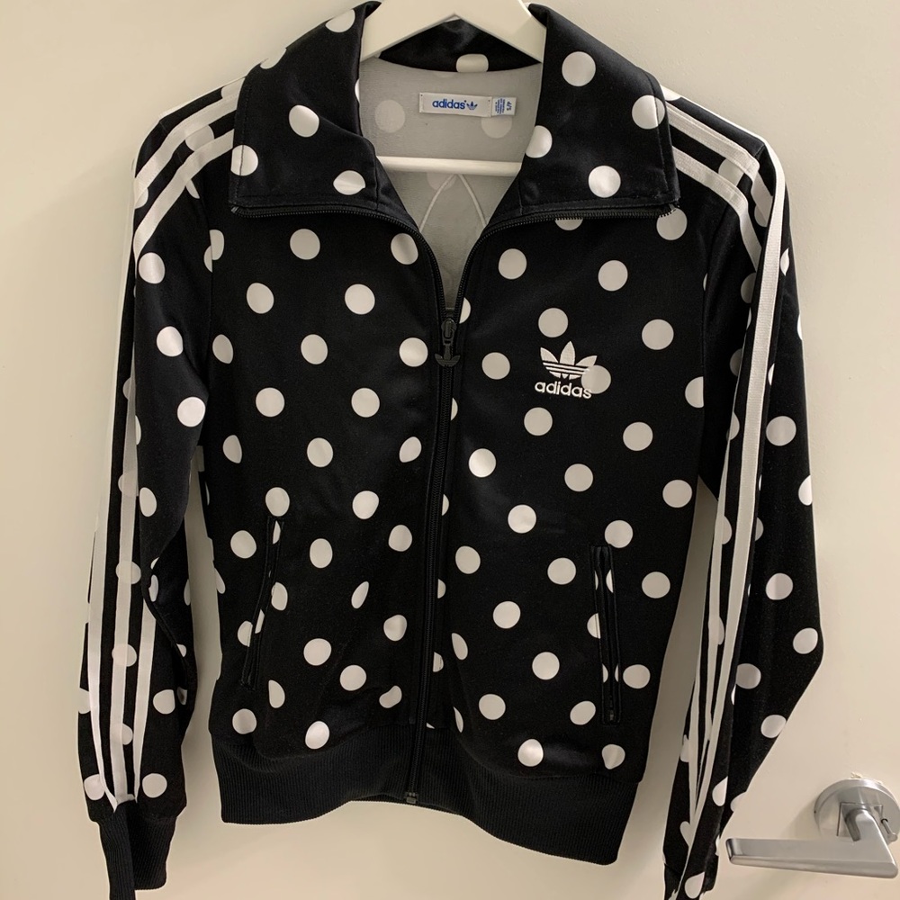 Rare limited edition adidas polka dot jacket